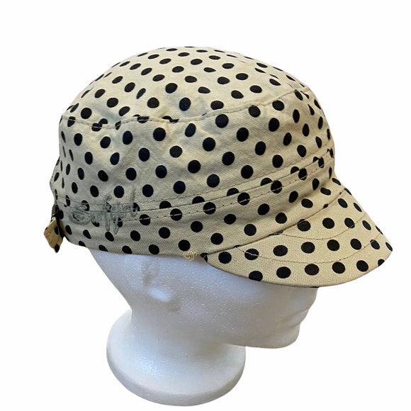 SURF GIRL Polka Dot Cotton Causal Adjustable Hat - Picture 4 of 7